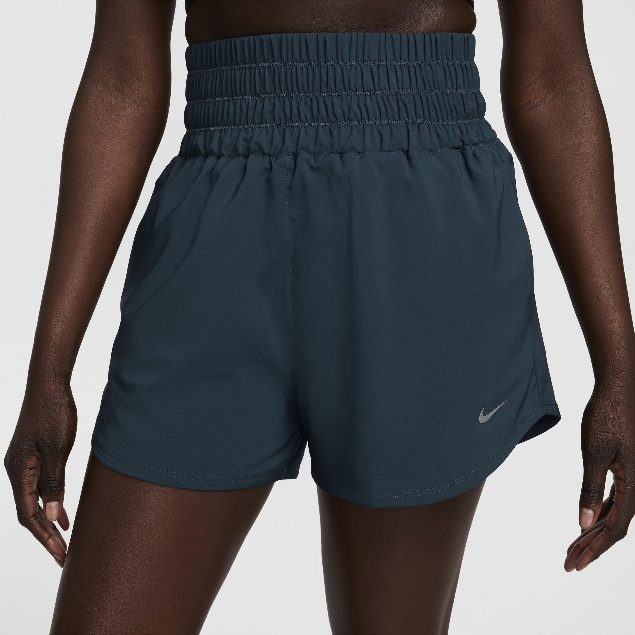 Nike Women's One Dri-FIT Ultra High-Waisted 3" Brief-Lined Shorts Product Image