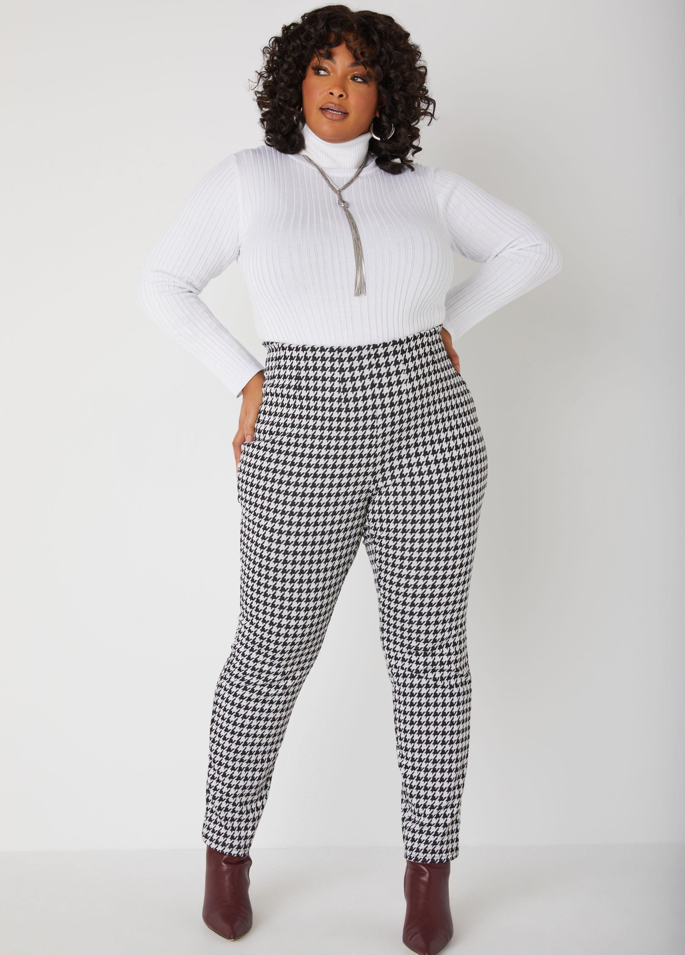 Houndstooth High Rise Leggings Product Image