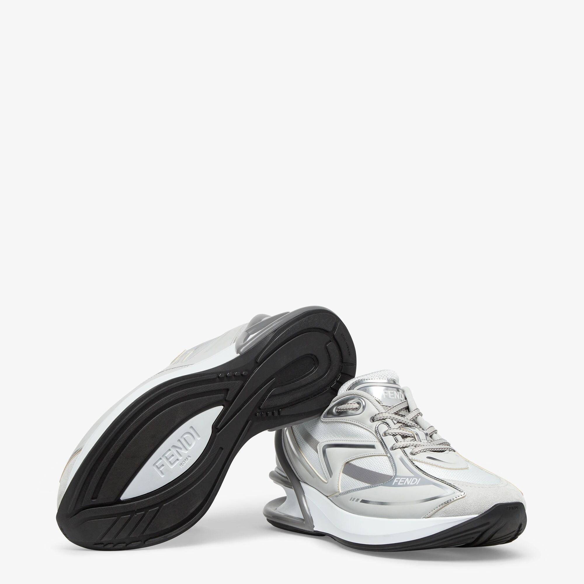 First 1Gray fabric trainers Product Image