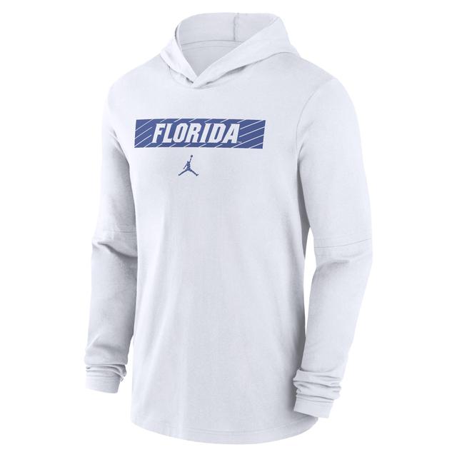 Mens Florida Gators Sideline Jordan Dri-FIT College Long-Sleeve Hooded Top Product Image