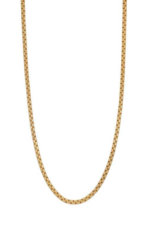 Bony Levy Mens 14K Gold Box Chain Necklace Product Image