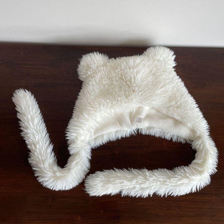 Plain Ear Fluffy Hat Product Image