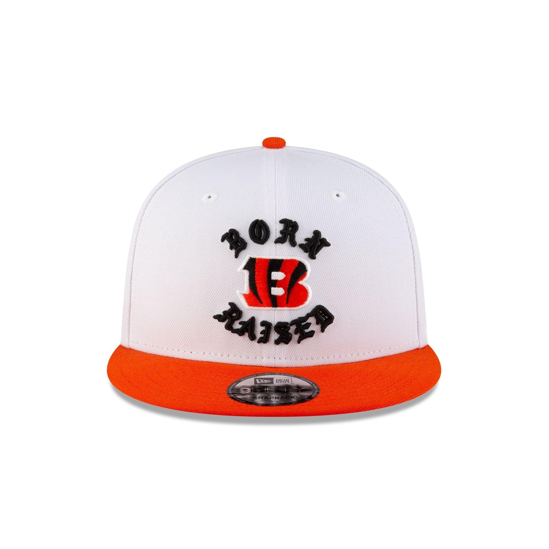 Born x Raised Cincinnati Bengals White 9FIFTY Snapback Male Product Image