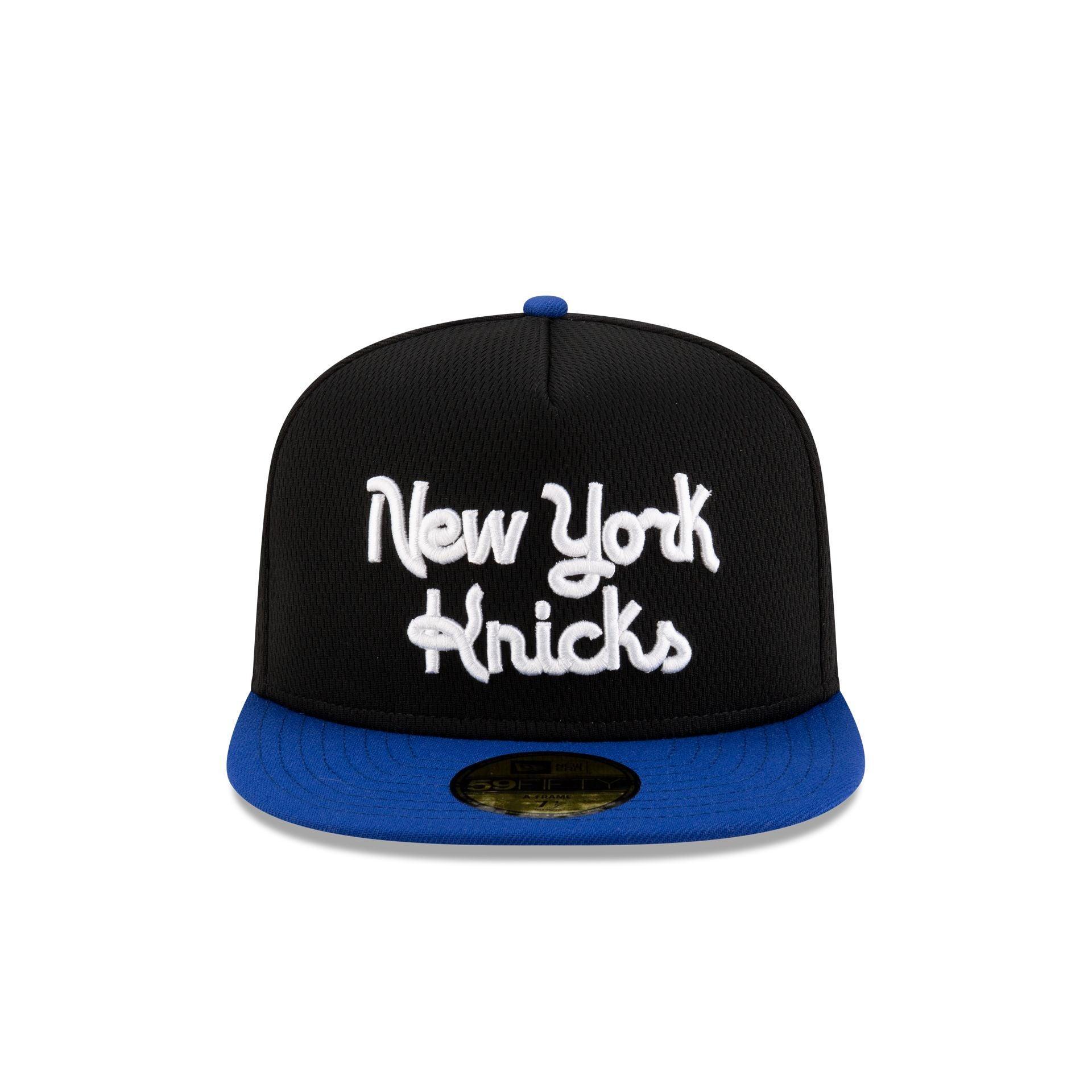 New York Knicks Dashmark Mesh 59FIFTY A-Frame Fitted Hat Male Product Image