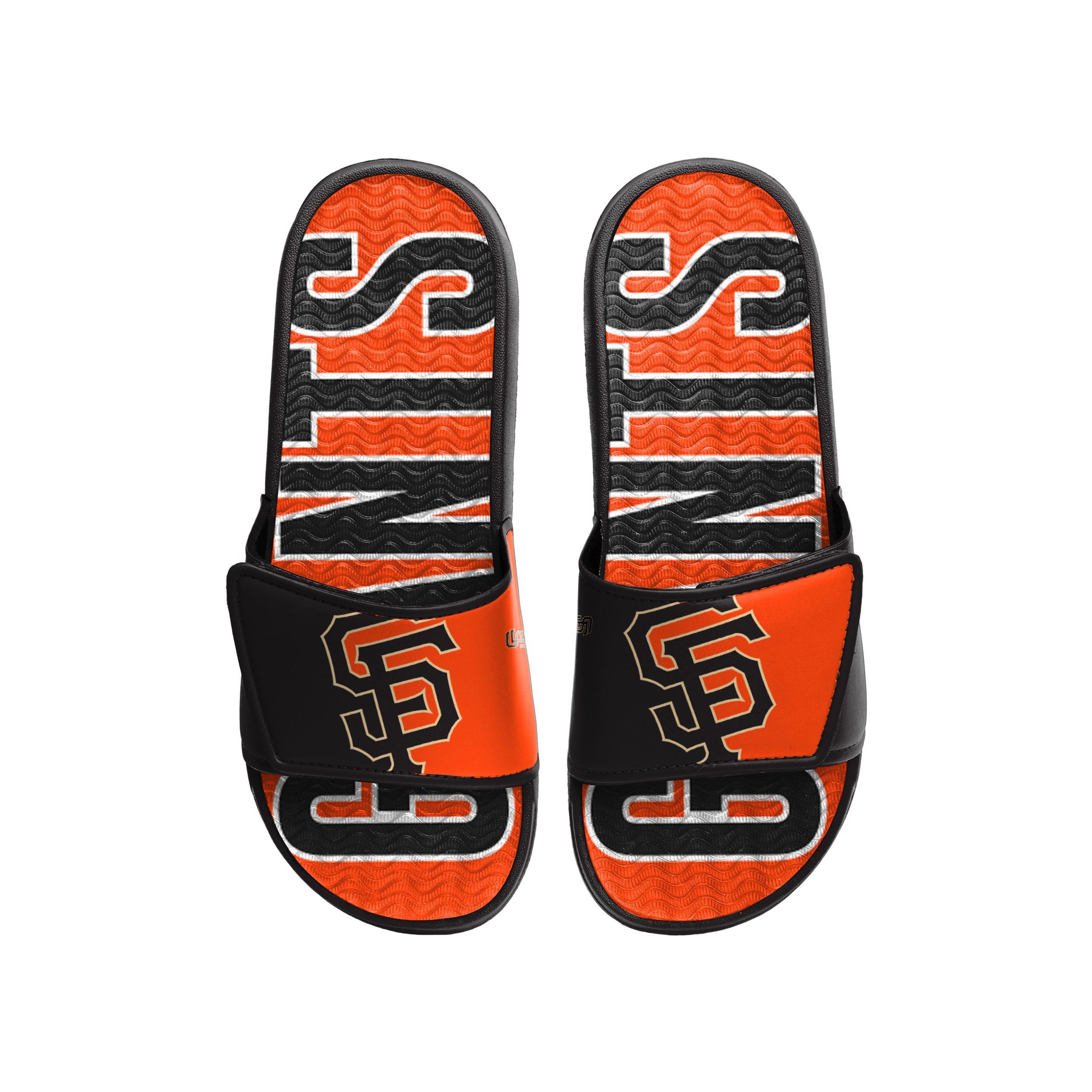 Mens FOCO San Francisco Giants Logo Gel Slide Sandals Product Image