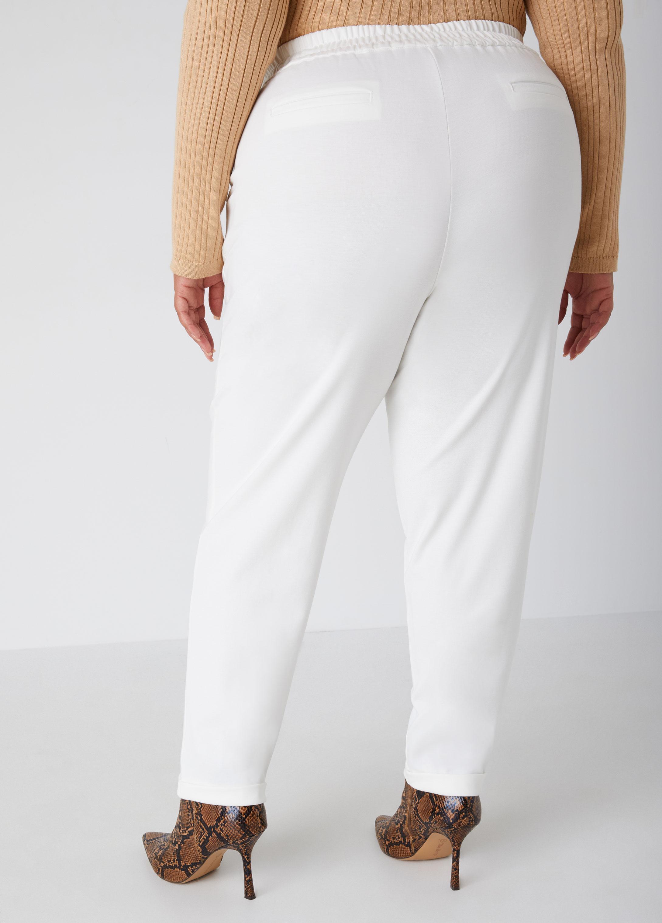 Ponte Tapered Ankle Pants Product Image