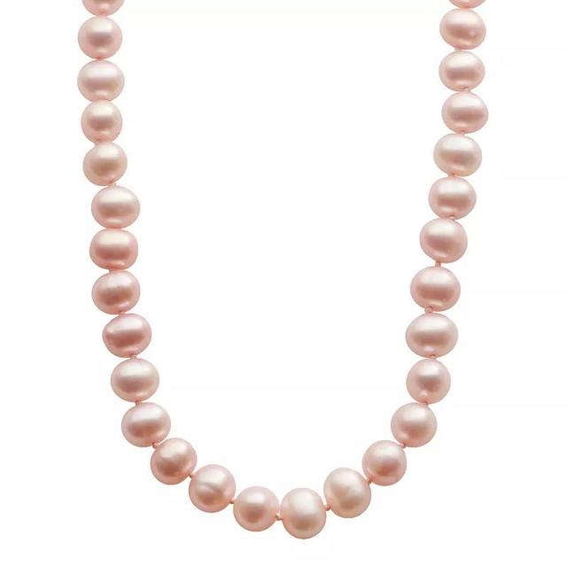 PearLustre by Imperial Dyed Freshwater Cultured Pearl Sterling Silver Necklace, Womens Blush Product Image