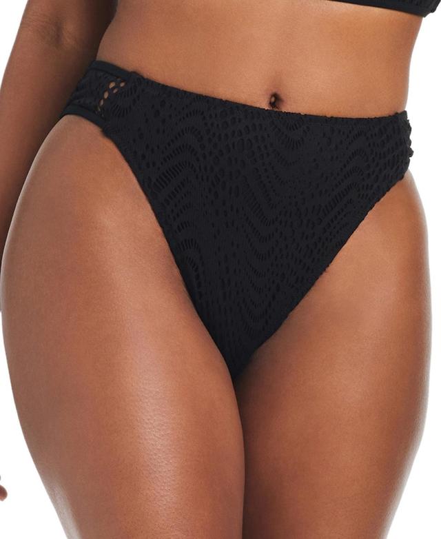 Bar Iii Womens Crochet High-Rise Side-Tab Bottoms, Created for Macys Product Image