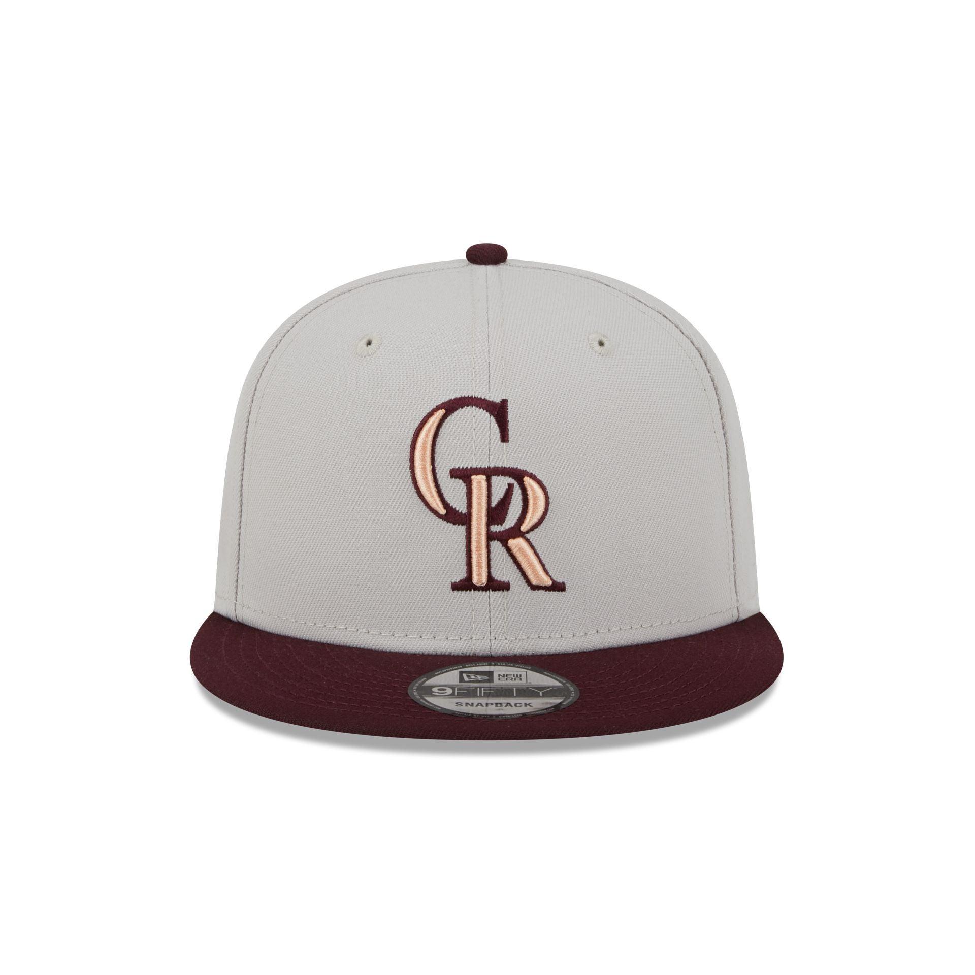 Colorado Rockies Mauve Visor 9FIFTY Snapback Hat Male Product Image