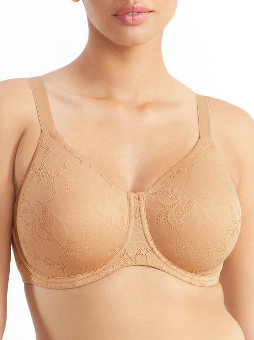 Dominique Jacqueline Jacquard Underwire Seamless Minimizer Bra 7018, Womens Product Image