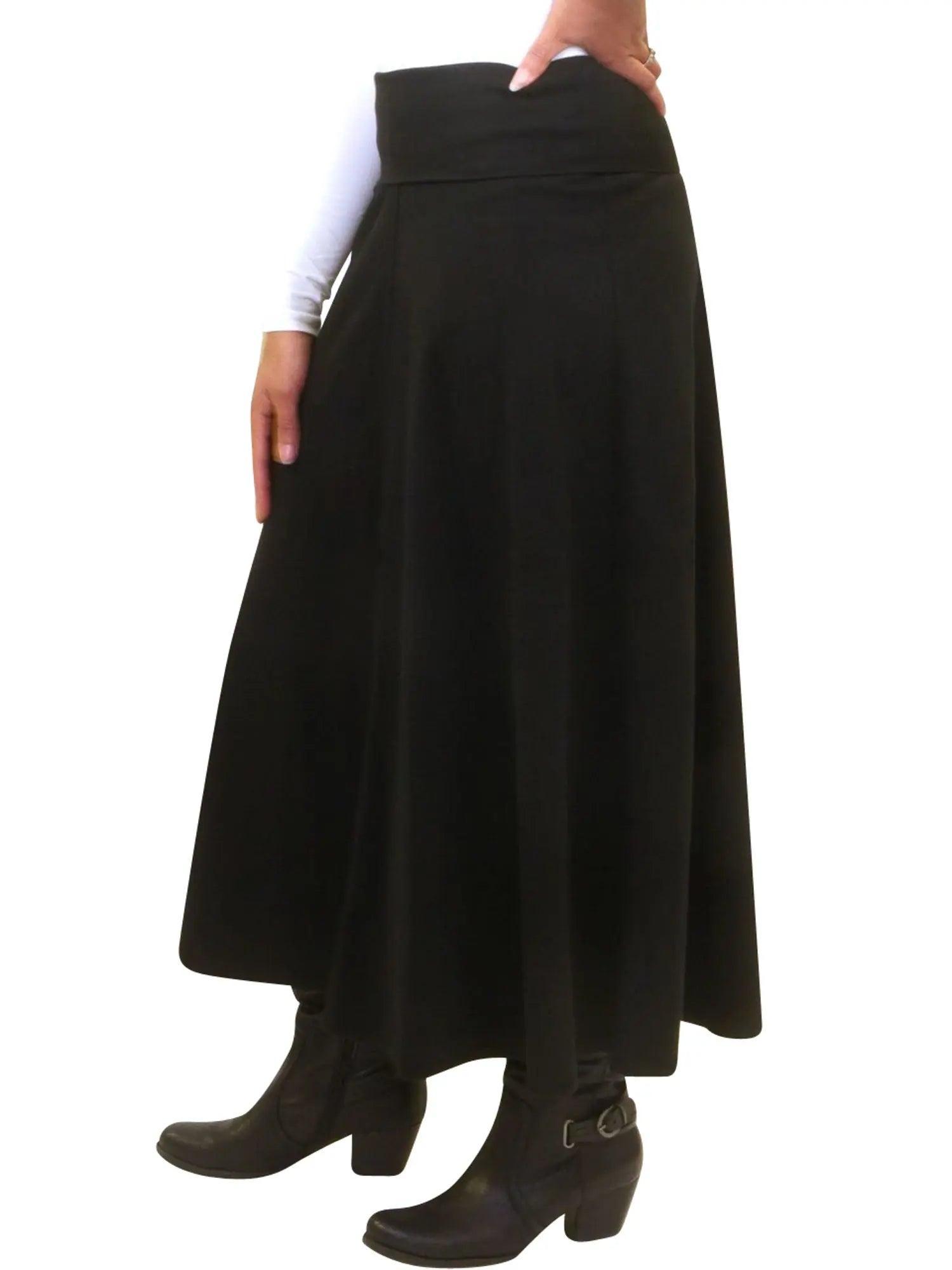 Hard Tail Roll Down Cotton Skirt B-131 Product Image