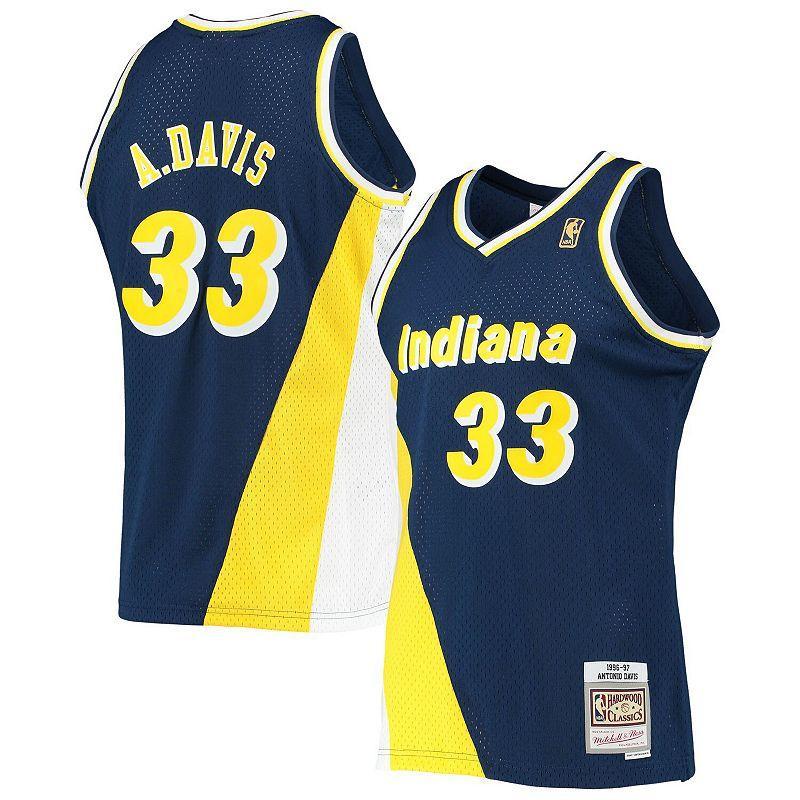 Mens Antonio Davis Navy Indiana Pacers 1996-97 Hardwood Classics Swingman Jersey - Navy Product Image