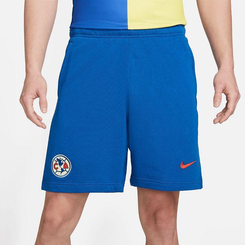 Mens Nike Blue Club America Fleece Shorts Product Image