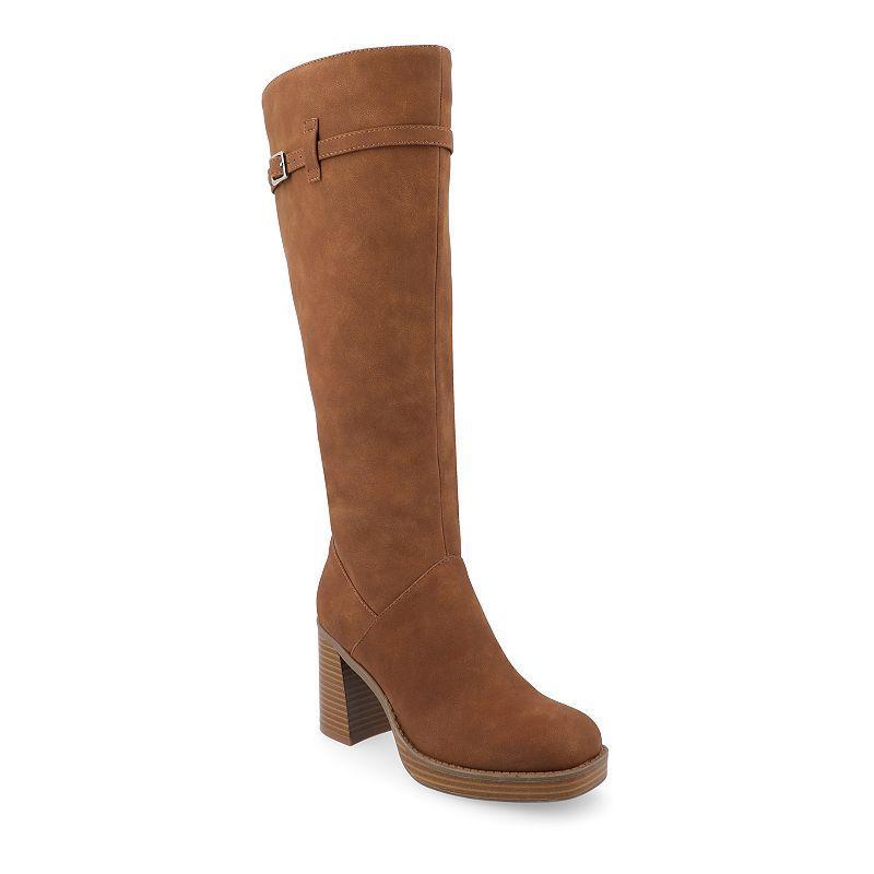 Stuart Weitzman Flare Block Heel Mid Calf Boot Product Image