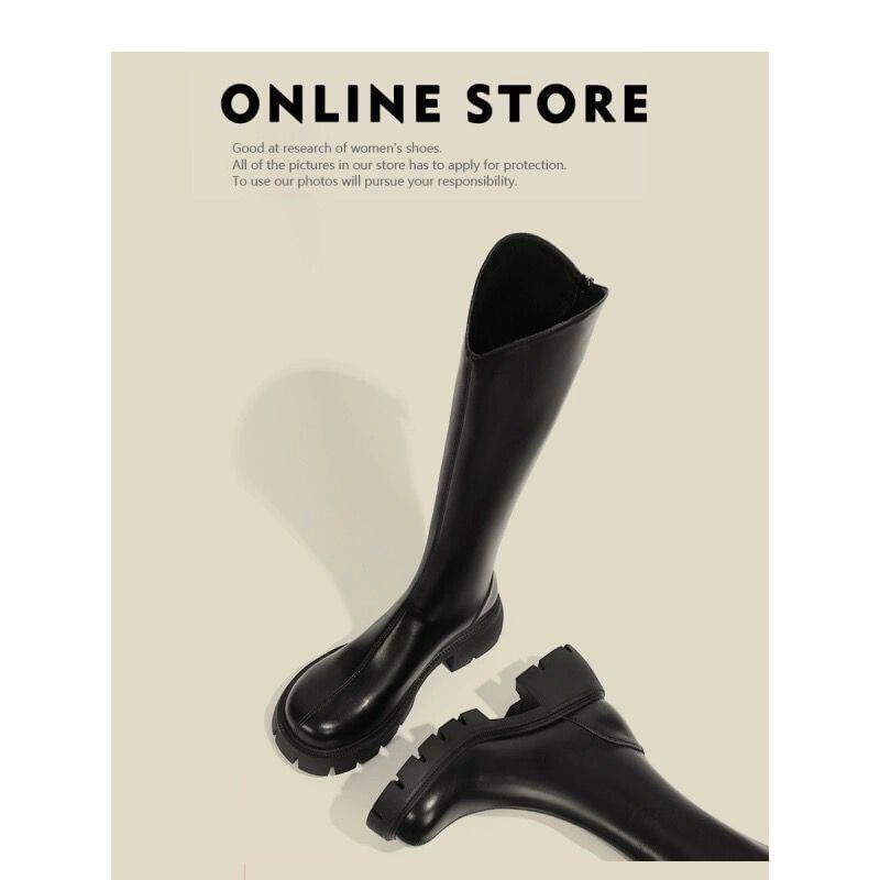 Platform Knee High Boots Product Image