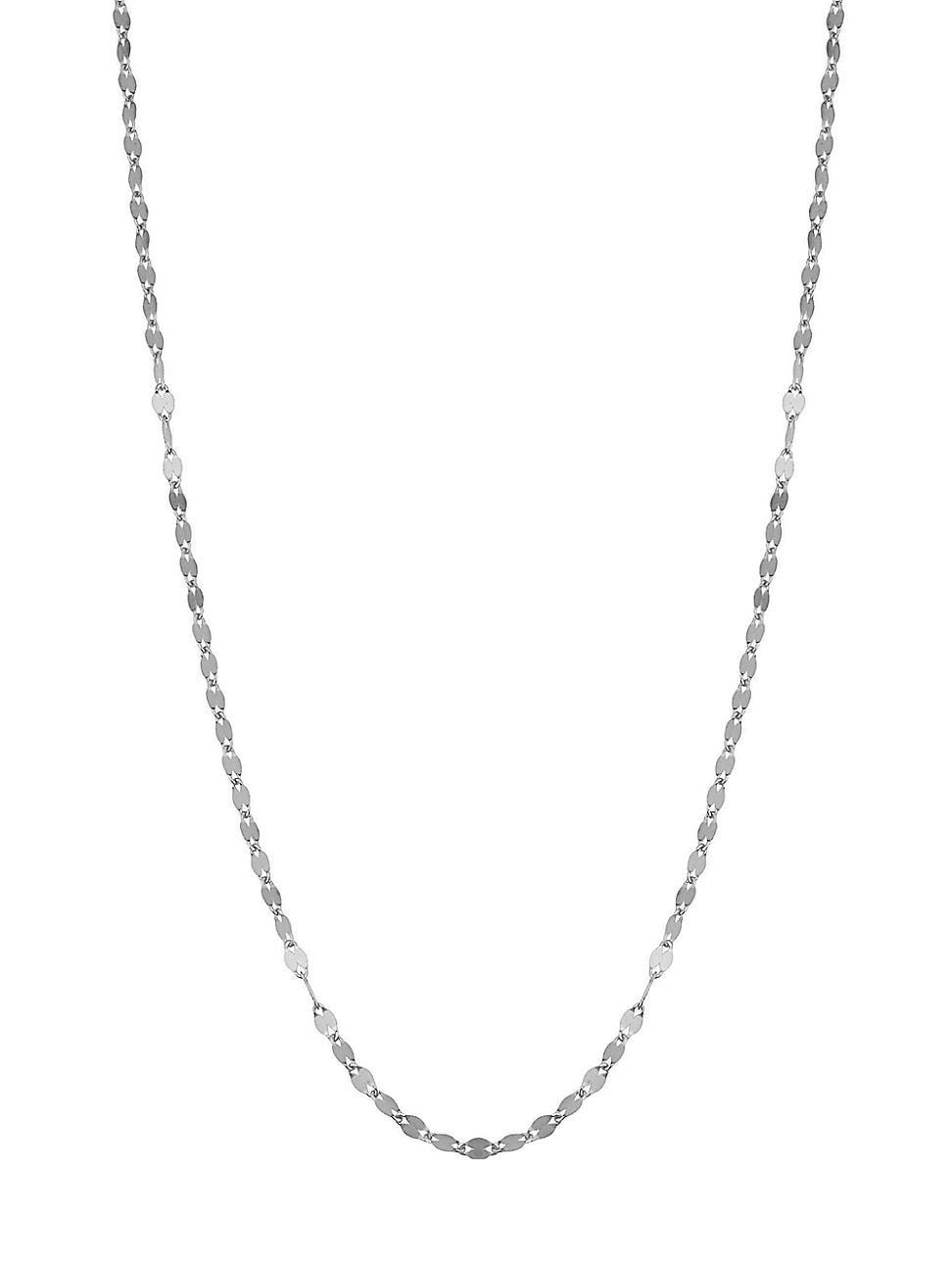 Womens 14K White Gold Cabaret Chain Choker Product Image