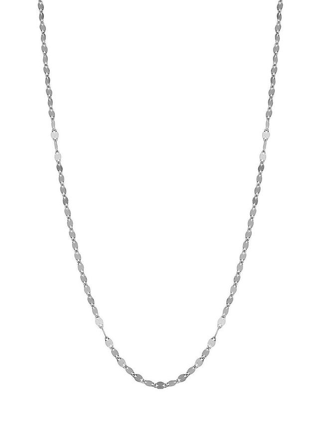 Womens 14K White Gold Cabaret Chain Choker Product Image