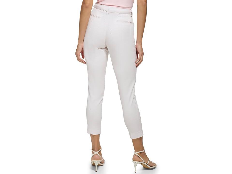 DKNY Essex Ankle Pants (Rose/White) Women's Casual Pants Product Image