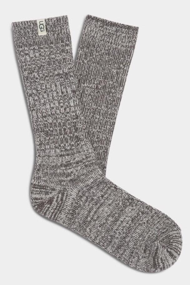 UGG® Rib Knit Slouchy Crew Sock Nightfall Product Image