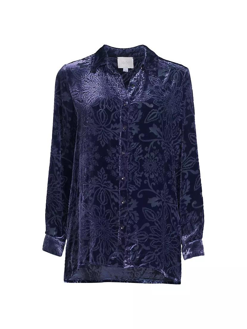 Misty Floral Velour Shirt product image