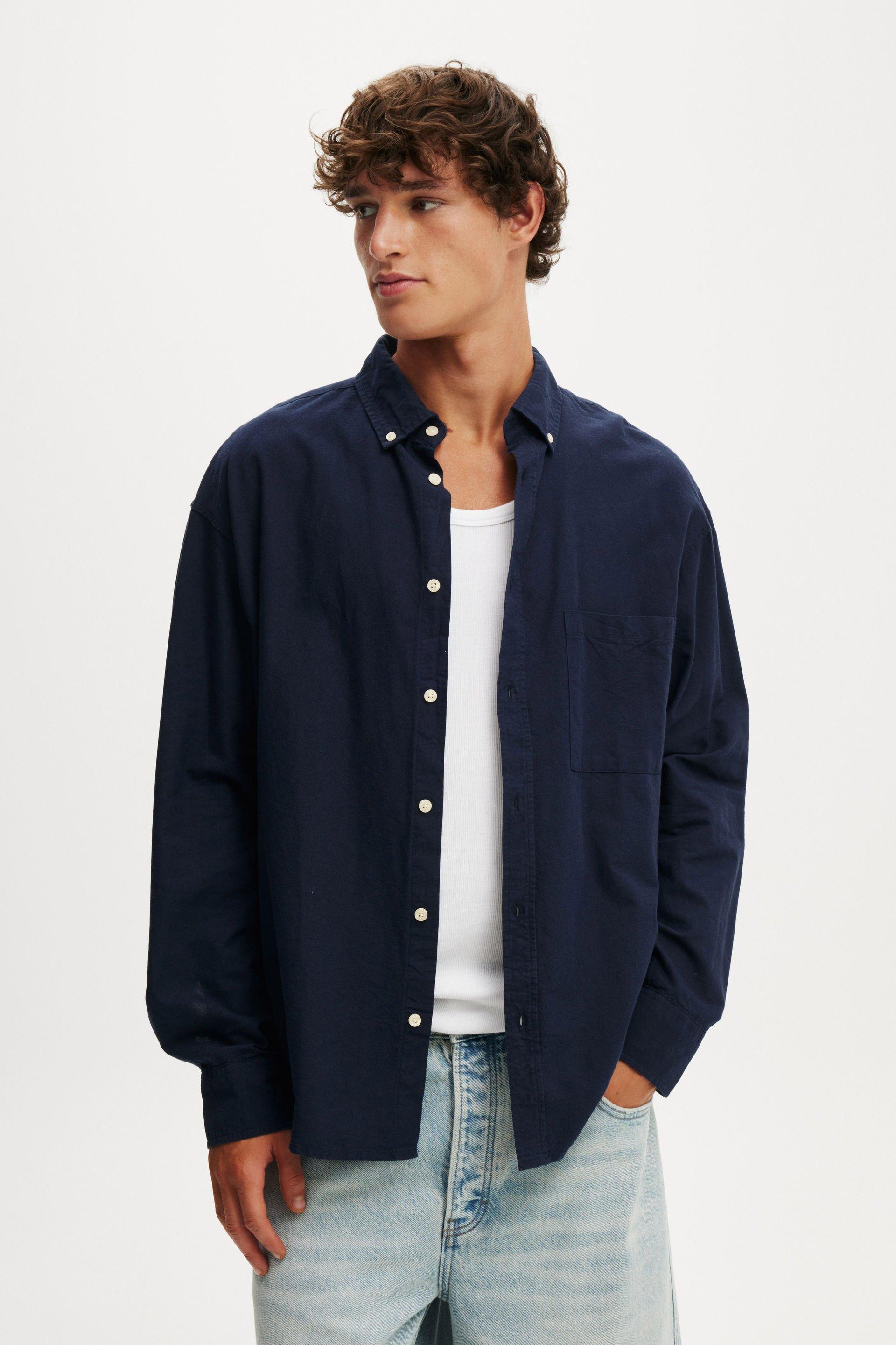 Oversize Oxford Long Sleeve Shirt Product Image