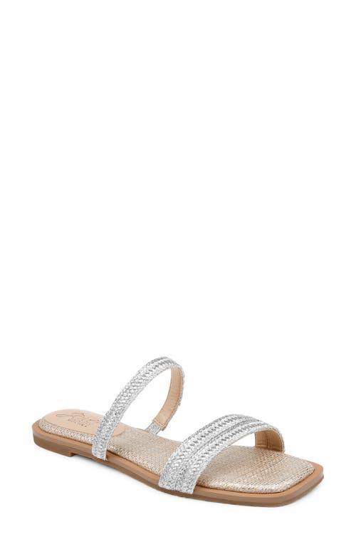 Jewel Badgley Mischka Helena Fabric) Women's Sandals Product Image