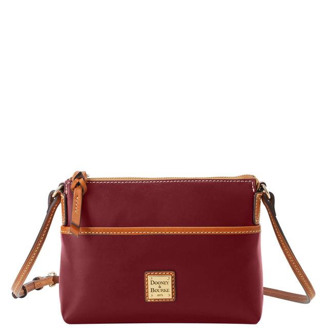 Dooney & Bourke Womens Wexford Leather Katie Crossbody Bag in Mulberry Product Image