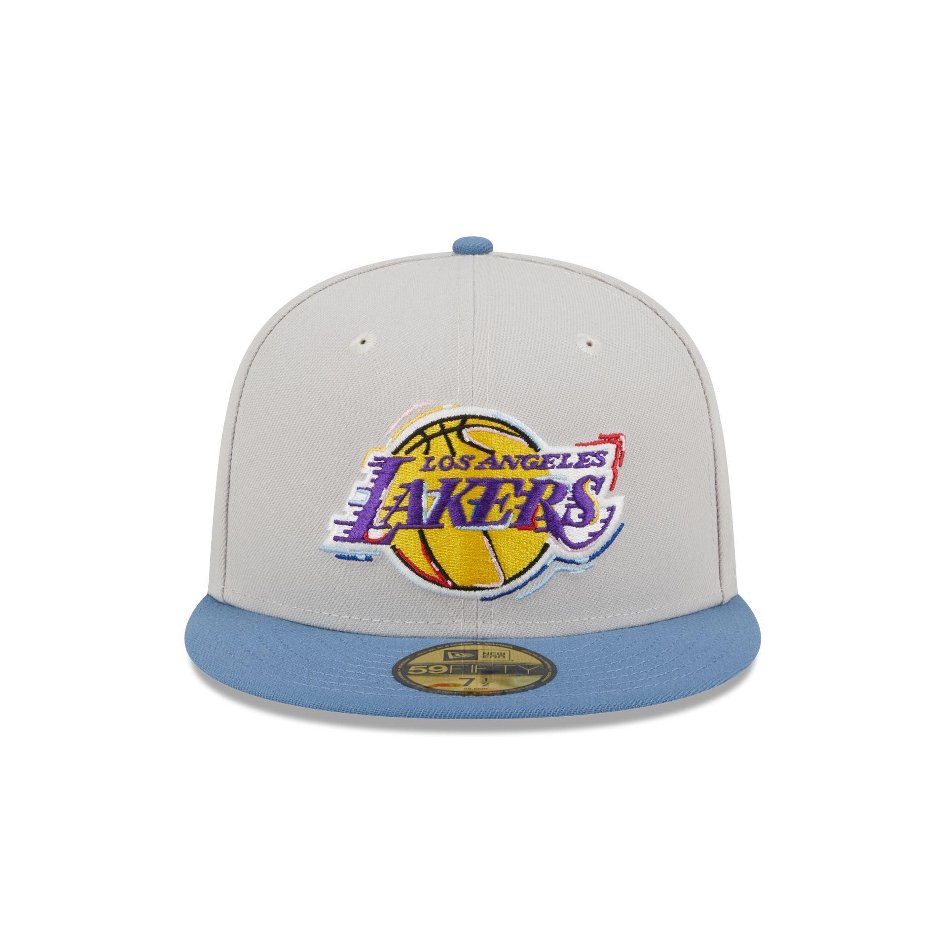 Los Angeles Lakers Color Brush 59FIFTY Fitted Hat Male Product Image