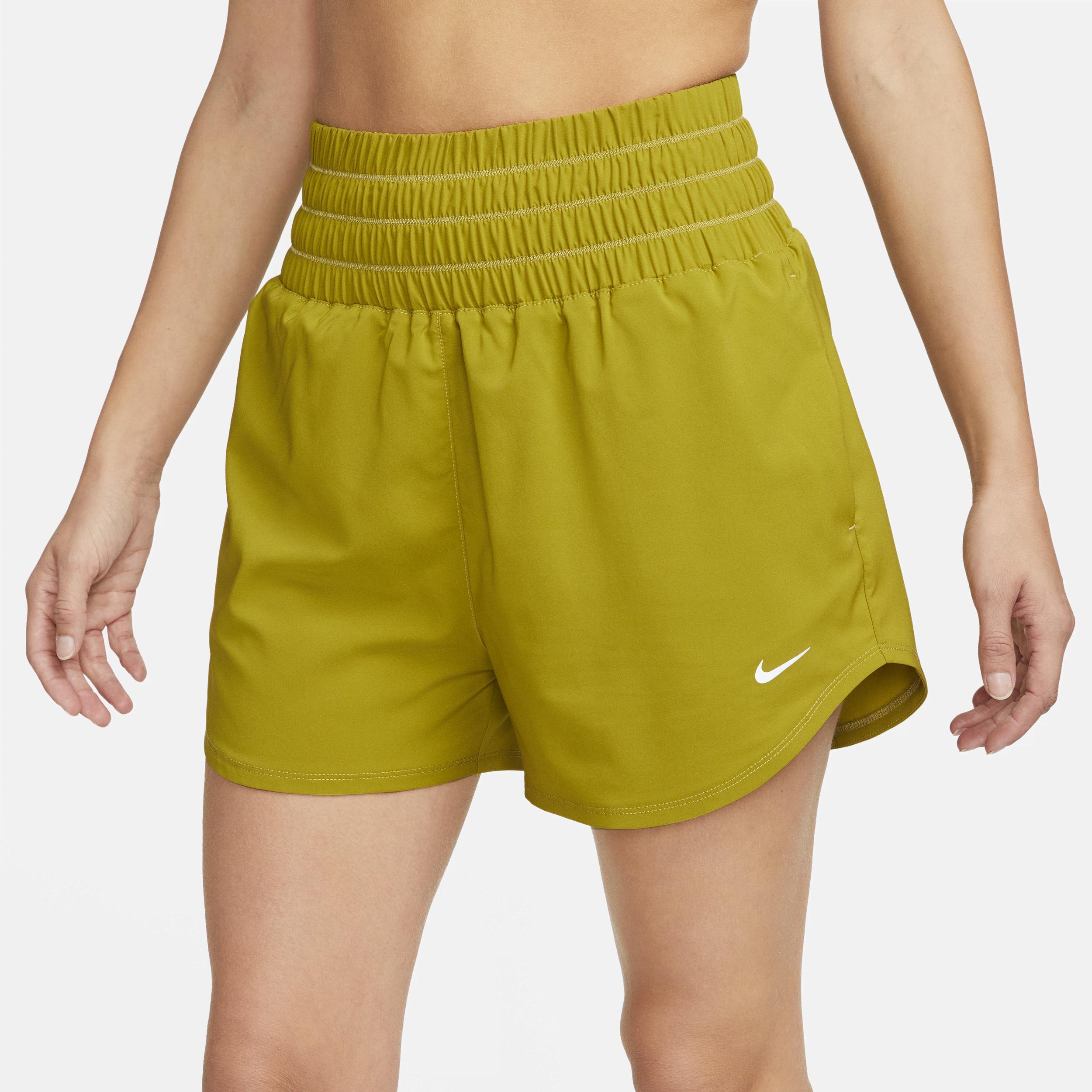 Nike Womens One Dri-FIT Ultra High-Waisted 3-Inch Brief-Lined Shorts Product Image