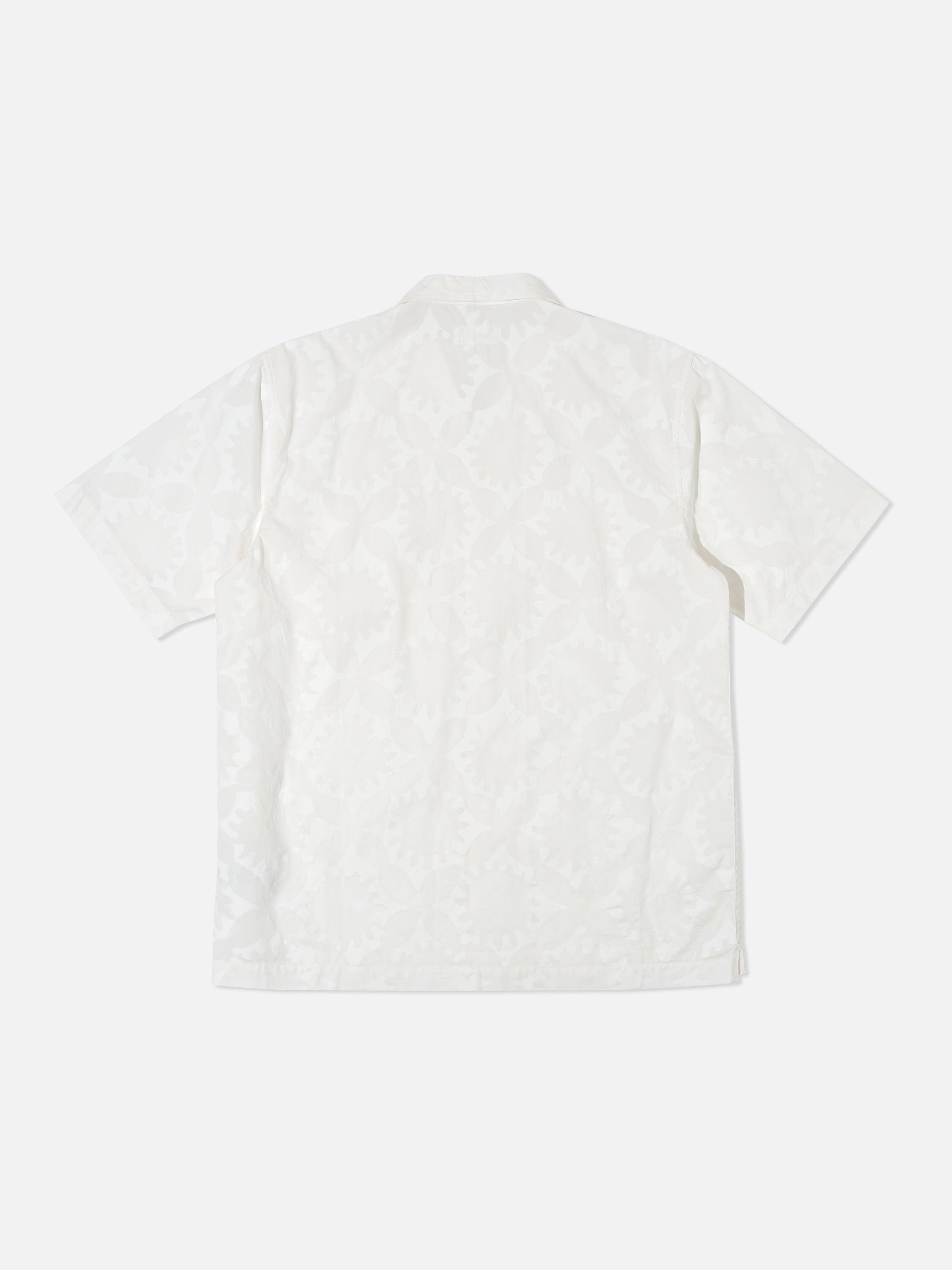 Universal Works Minari Shirt in Ecru Sun Print Poplin Product Image