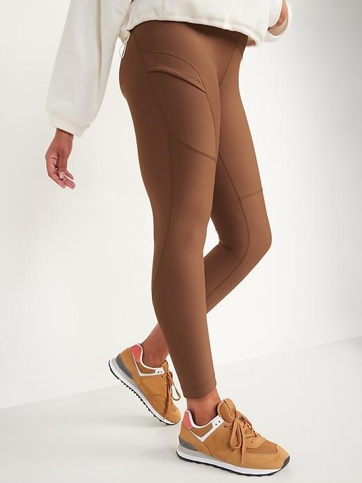 High-Waisted PowerSoft 7/8 Cargo Leggings Product Image