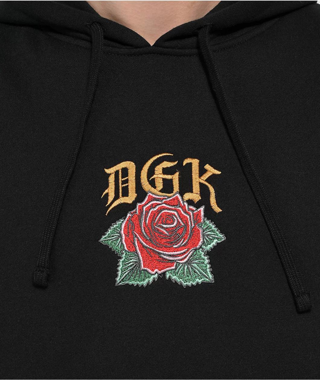 DGK Guadalupe Embroidered Black Hoodie Product Image