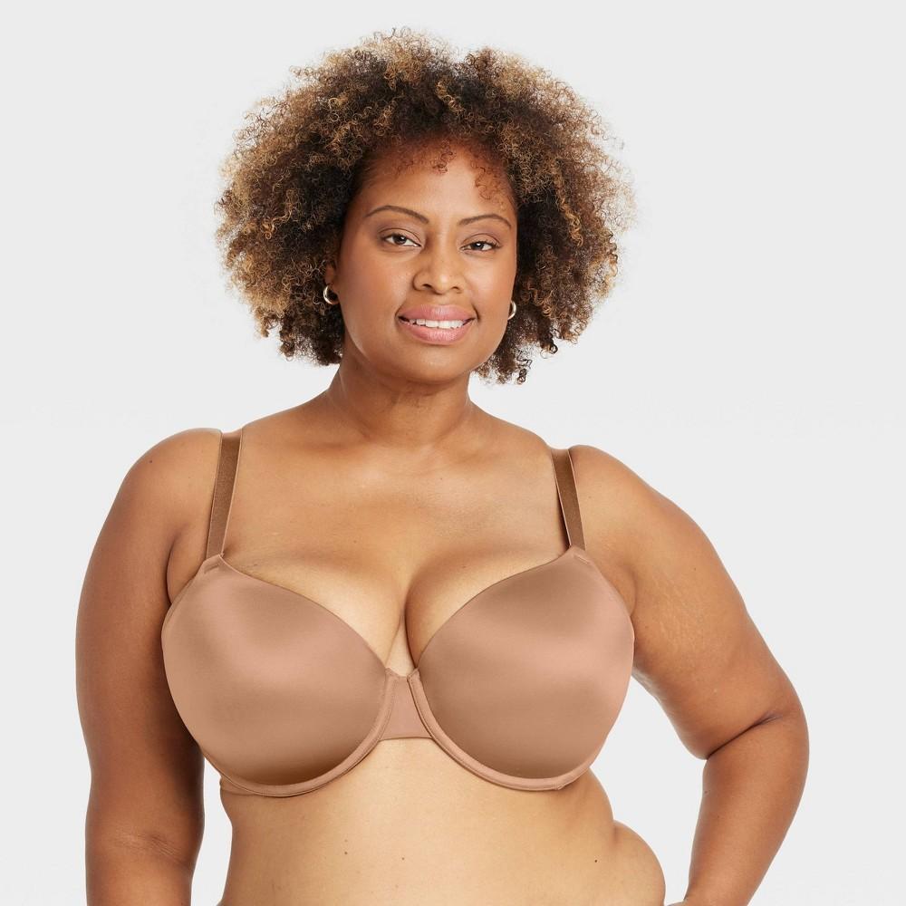 Womens Demi T-Shirt Push-Up Bra - Auden Toffee Crunch 38DD Product Image