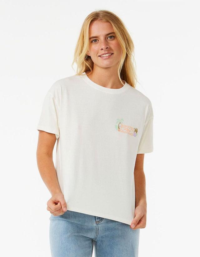 RIP CURL Tiki Tropics Womens Relaxed Tee Product Image