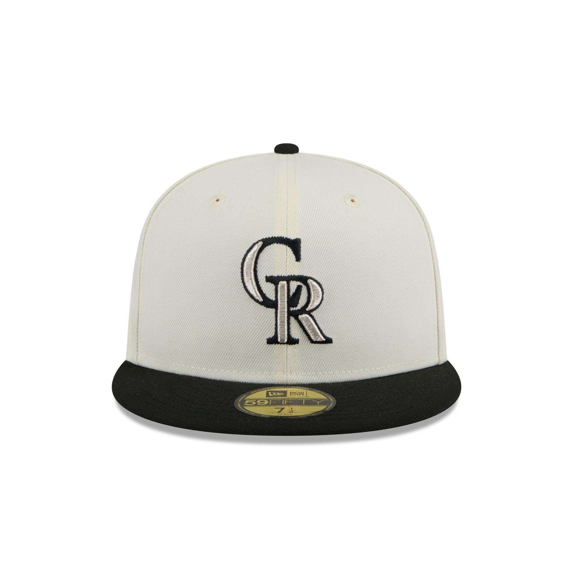 Colorado Rockies Chrome 59FIFTY Fitted Hat Male Product Image