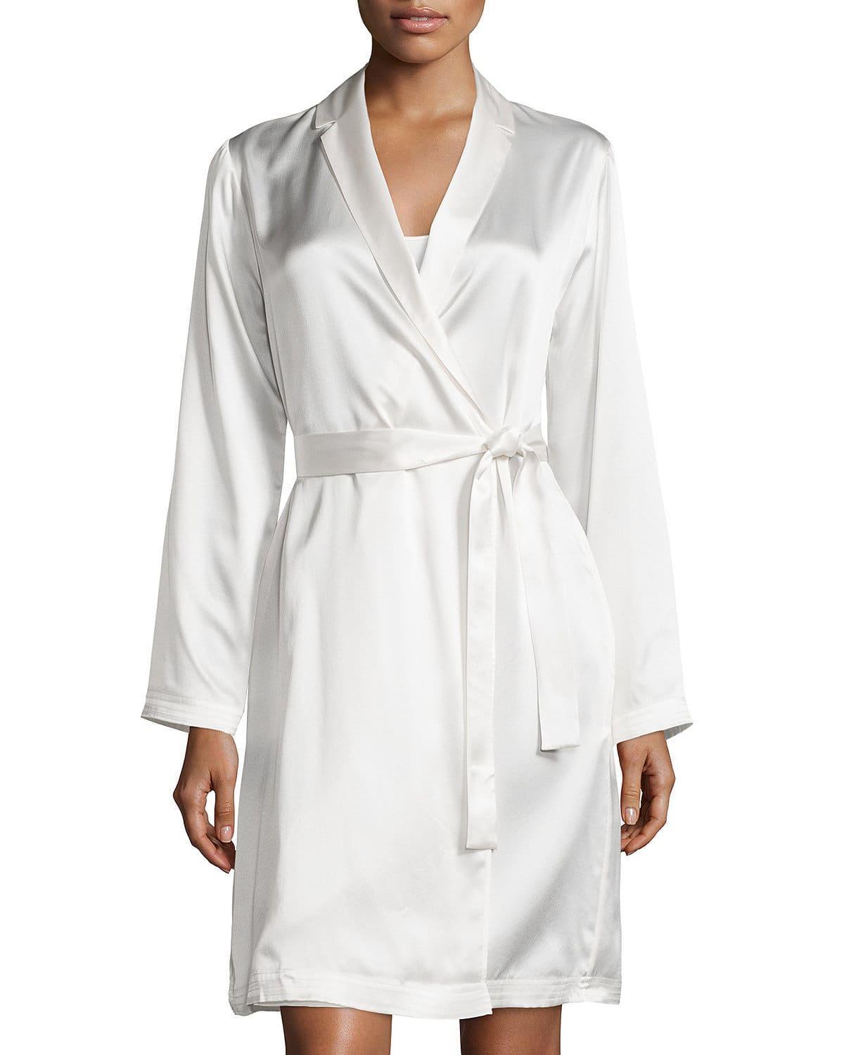 Womens Silk Short Robe Product Image