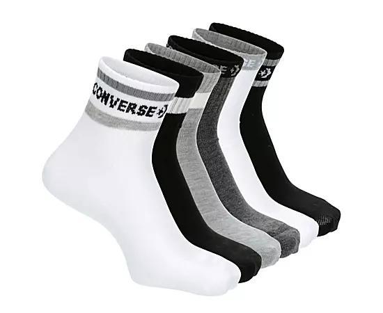 Converse Men's Quarter Socks 6 Pairs Product Image