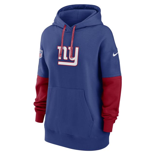 New York Giants Sideline Essential Nike Women's NFL Pullover Hoodie Product Image