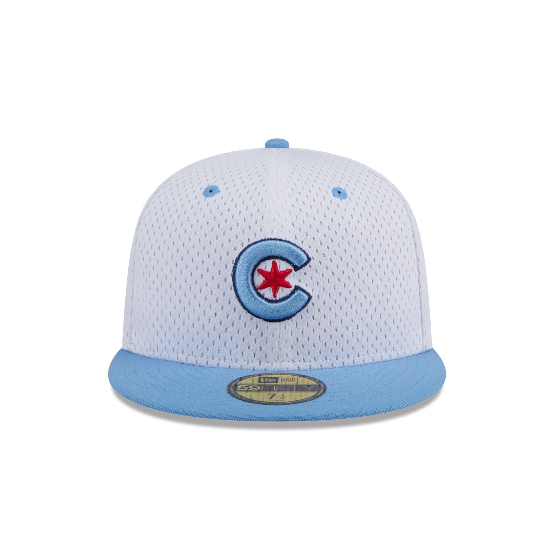 Chicago Cubs Throwback Mesh 59FIFTY Fitted Hat Male Product Image