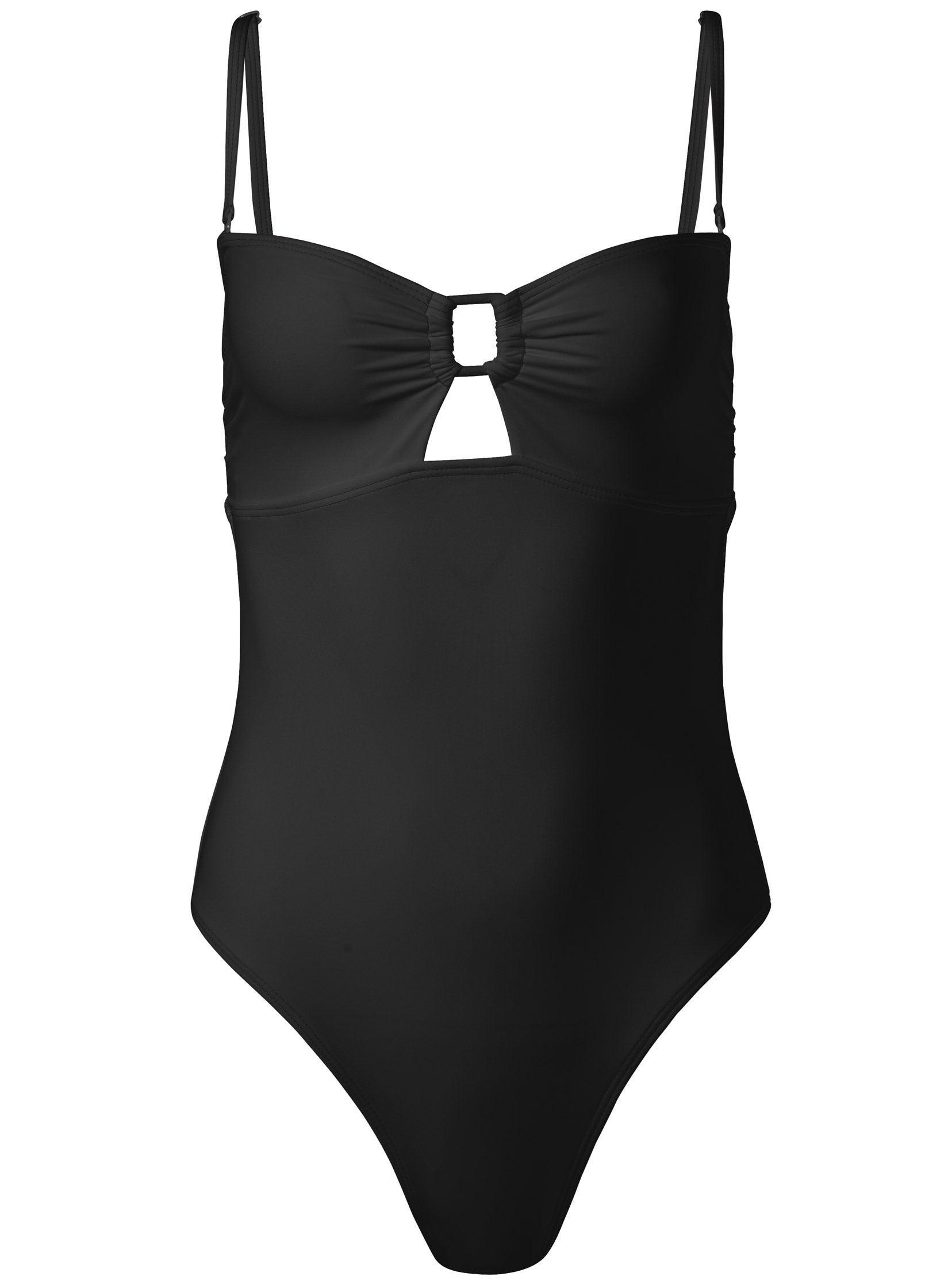 Bandeau Ring One-Piece - Black Beauty Product Image