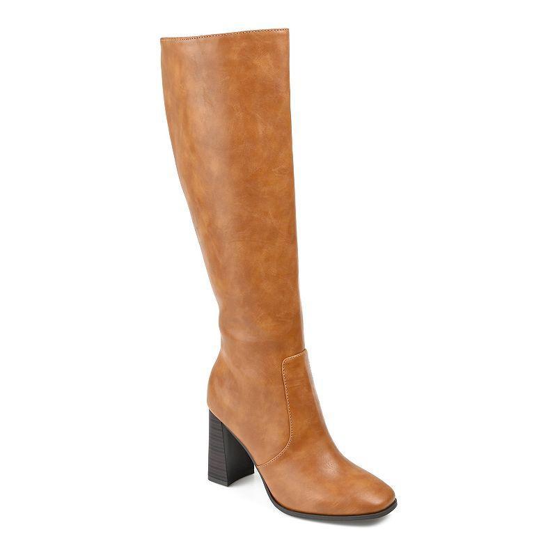 Journee Collection Karima Womens Knee-High Boots Natural Product Image