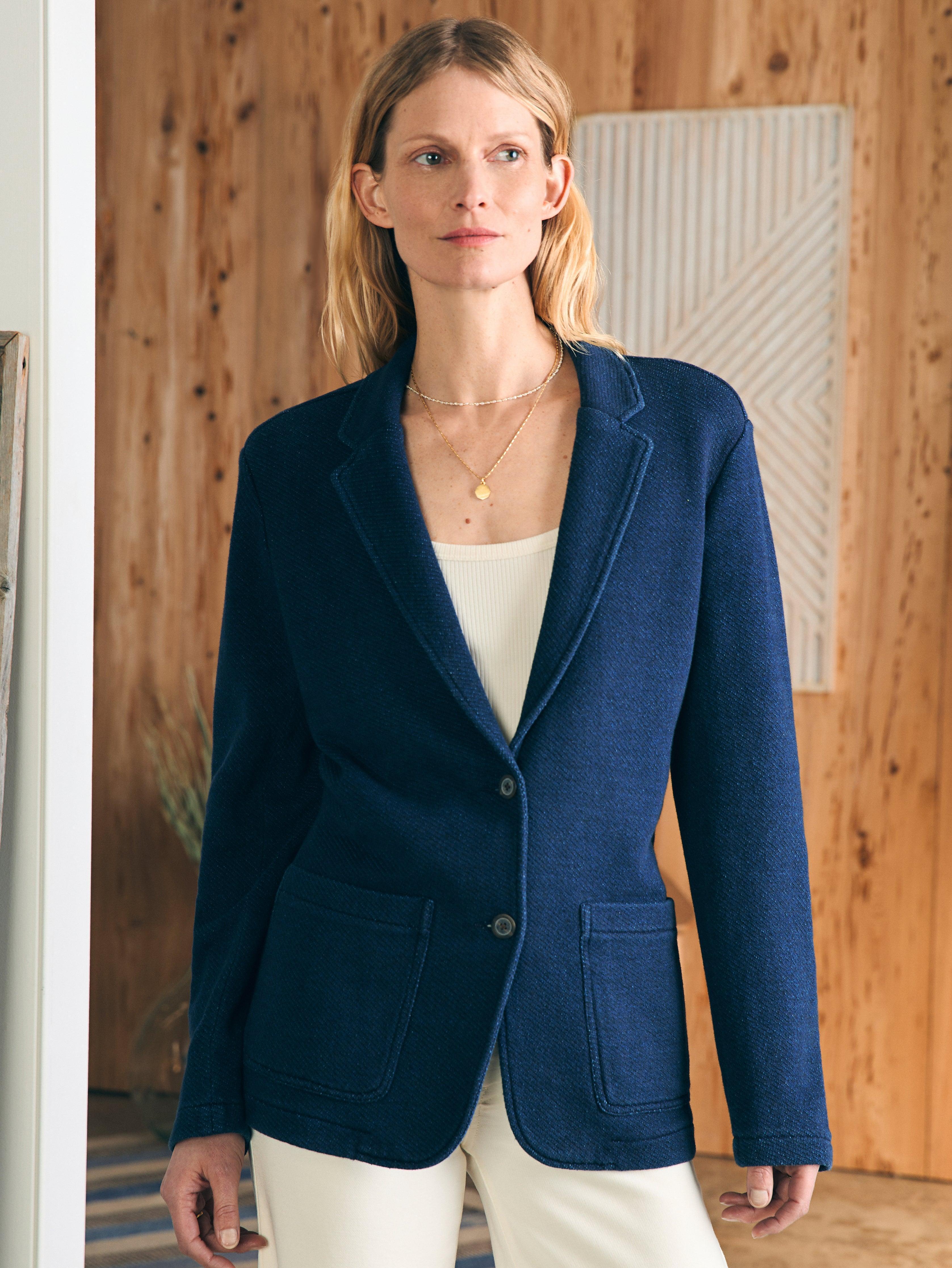 Inlet Knit Blazer - Hendricks Indigo Wash Female Product Image