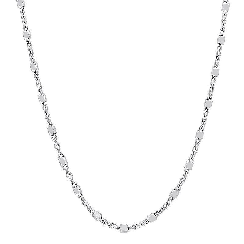 Stella Grace Sterling Silver Bead Chain Necklace, Womens Product Image