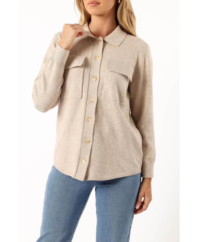 Petal and Pup Womens Hailee Long Sleeve Button Down Top Product Image