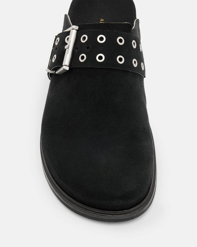 Juno Leather Eyelet Mule Shoe Product Image