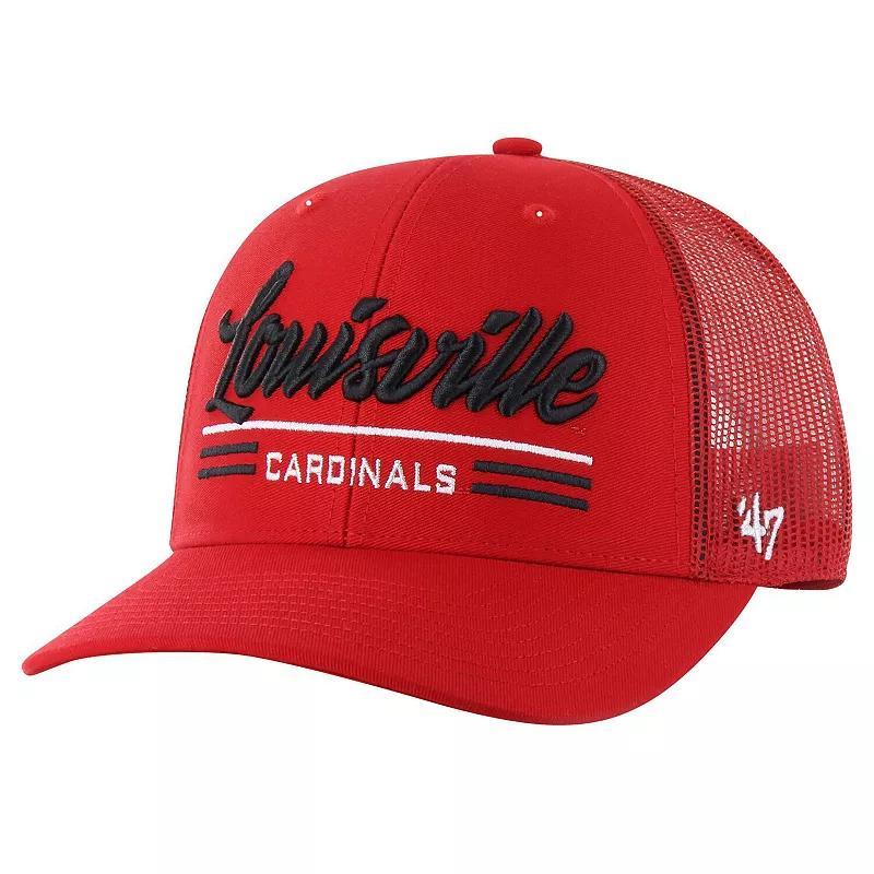 Mens 47 Louisville Cardinals Garner Trucker Adjustable Hat Product Image