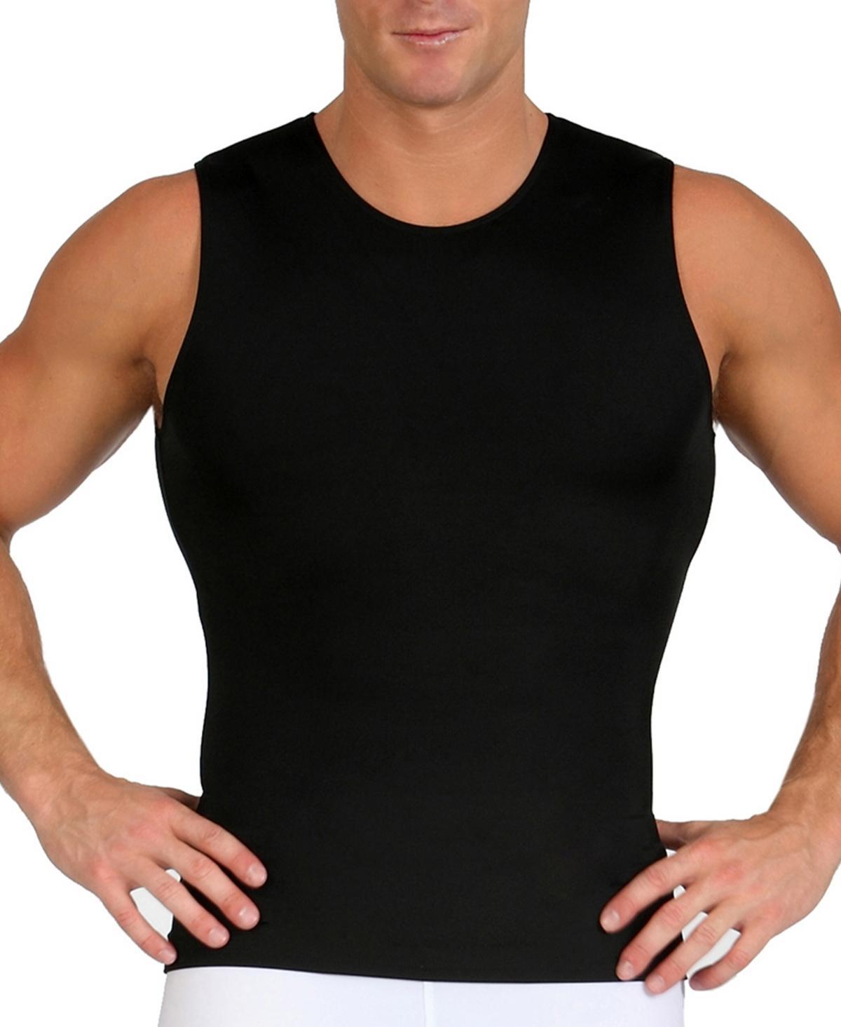 Instaslim Mens Big & Tall Power Mesh Compression Sleeveless Crewneck Shirt Product Image