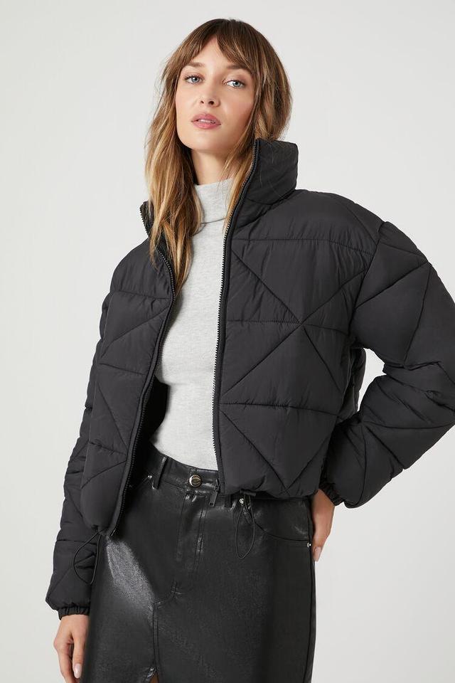 Toggle Quilted Puffer Jacket | Forever 21 Product Image