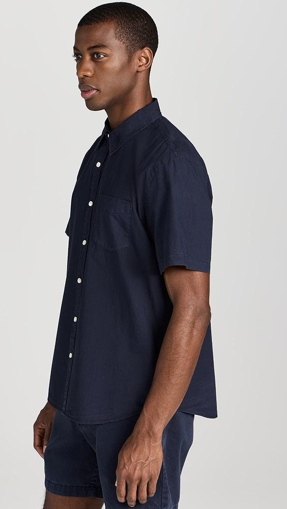 Alex Mill Short Sleeve Mill Shirt in Paper Poplin | Shopbop Product Image