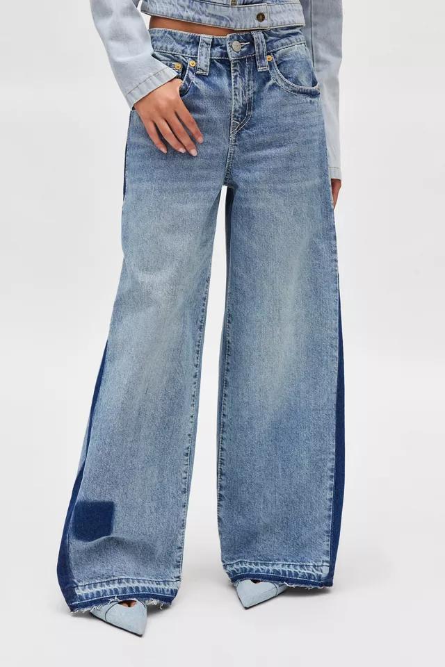 True Religion Jessie Upcycled Big T Wide Leg Jean Product Image